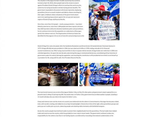 Joseph Bisharat - Projects - Amigos De Nicaragua - About