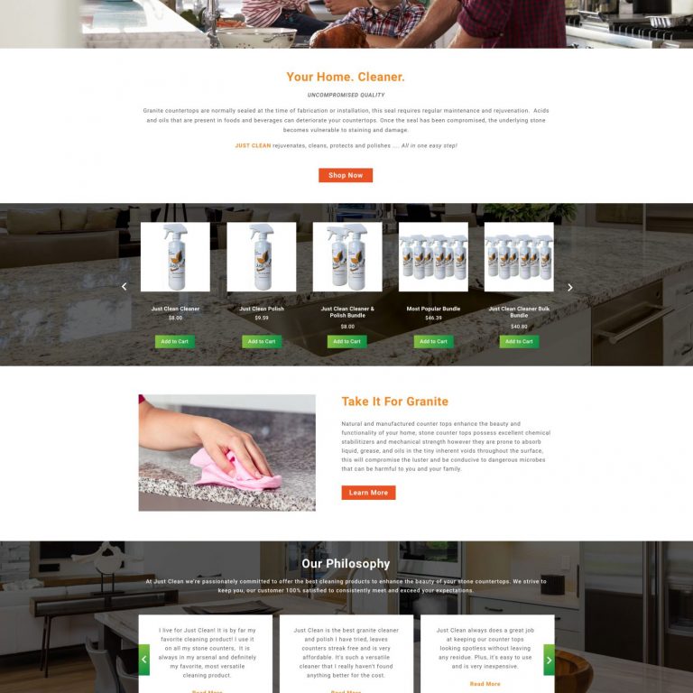 Joseph Bisharat - Projects - Allways Just Clean - Home