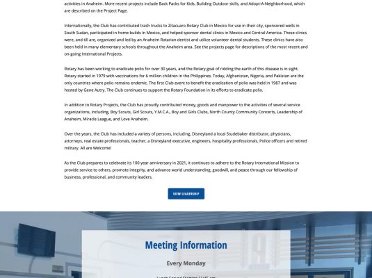 Joseph Bisharat - Projects - Rotary Club of Anaheim - About