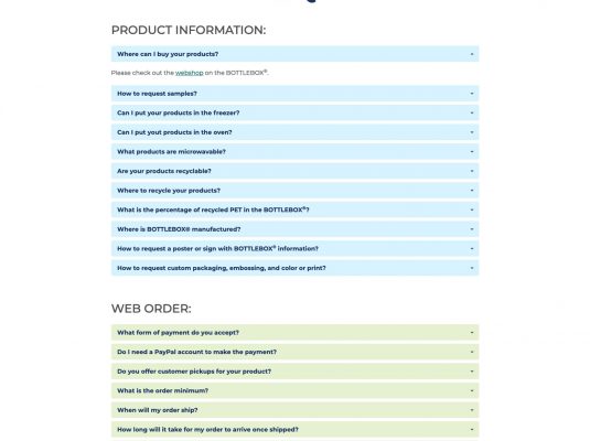 Joseph Bisharat - Projects - Bottlebox - FAQ