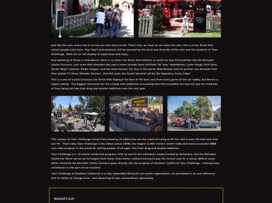 Joseph Bisharat - Projects - Benedict Castle Concours - About