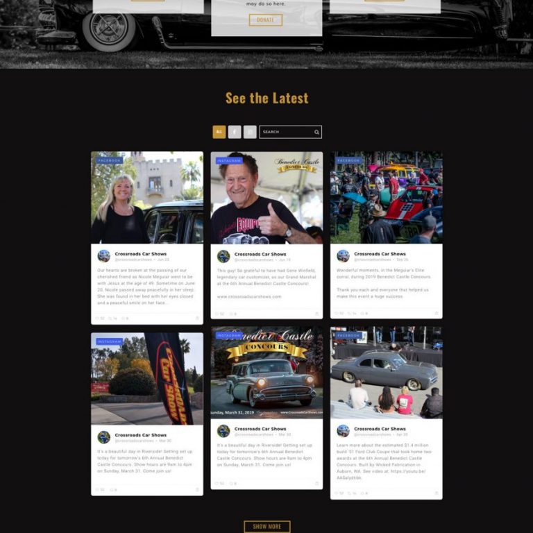 Joseph Bisharat - Projects - Benedict Castle Concours - Home