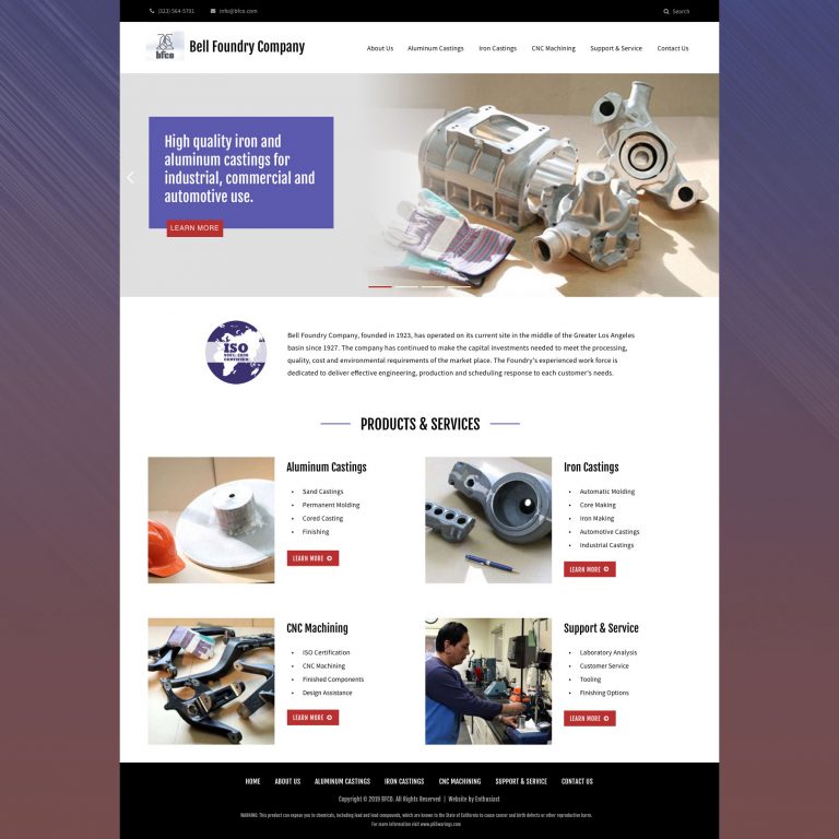 Joseph Bisharat - Projects - Bell Foundry Company - Home