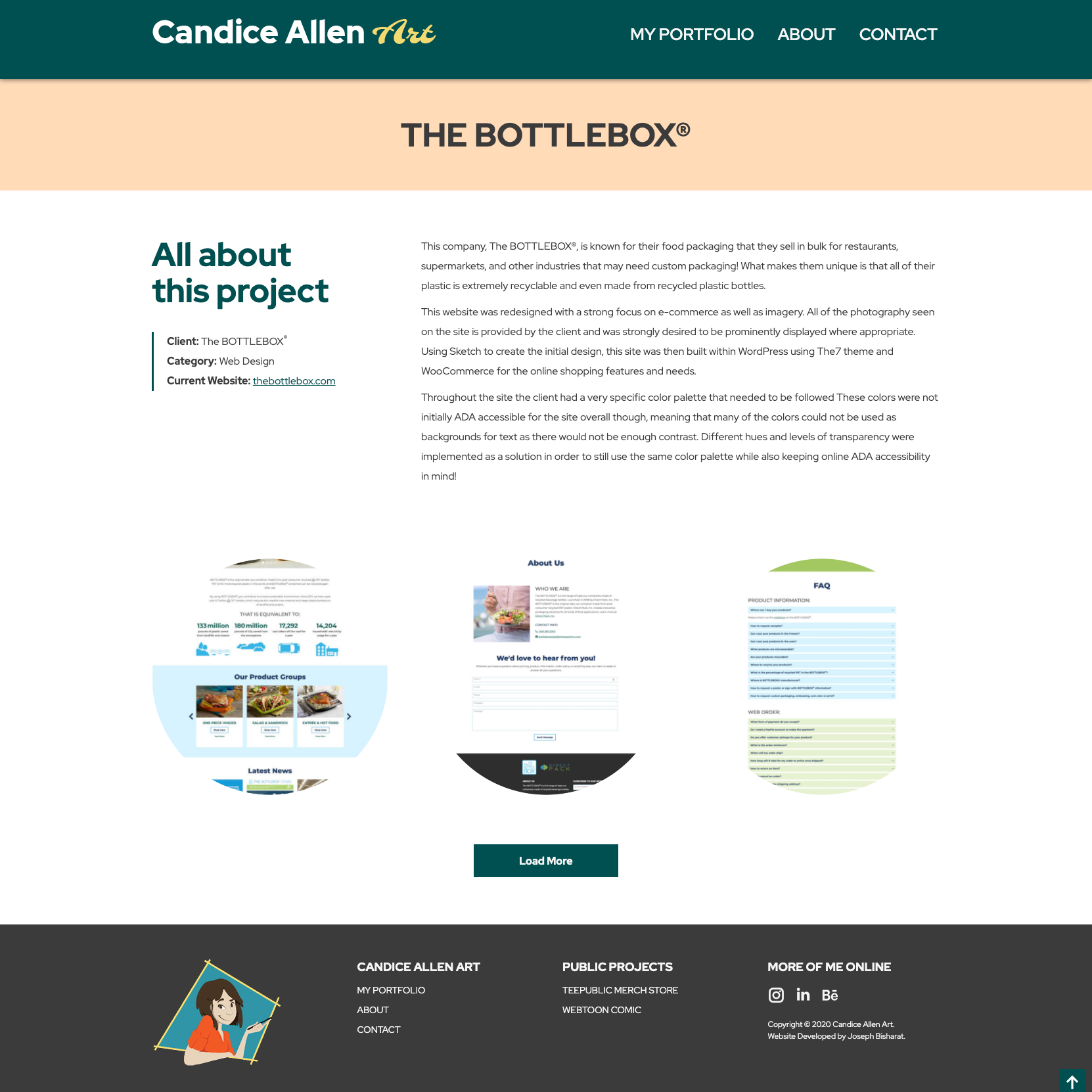 Joseph Bisharat - Projects - Candice Allen Art - Project Example