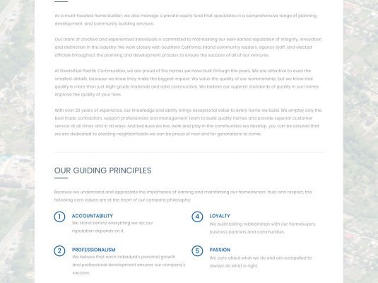 Joseph Bisharat - Projects - Diversified Pacific - Our Story