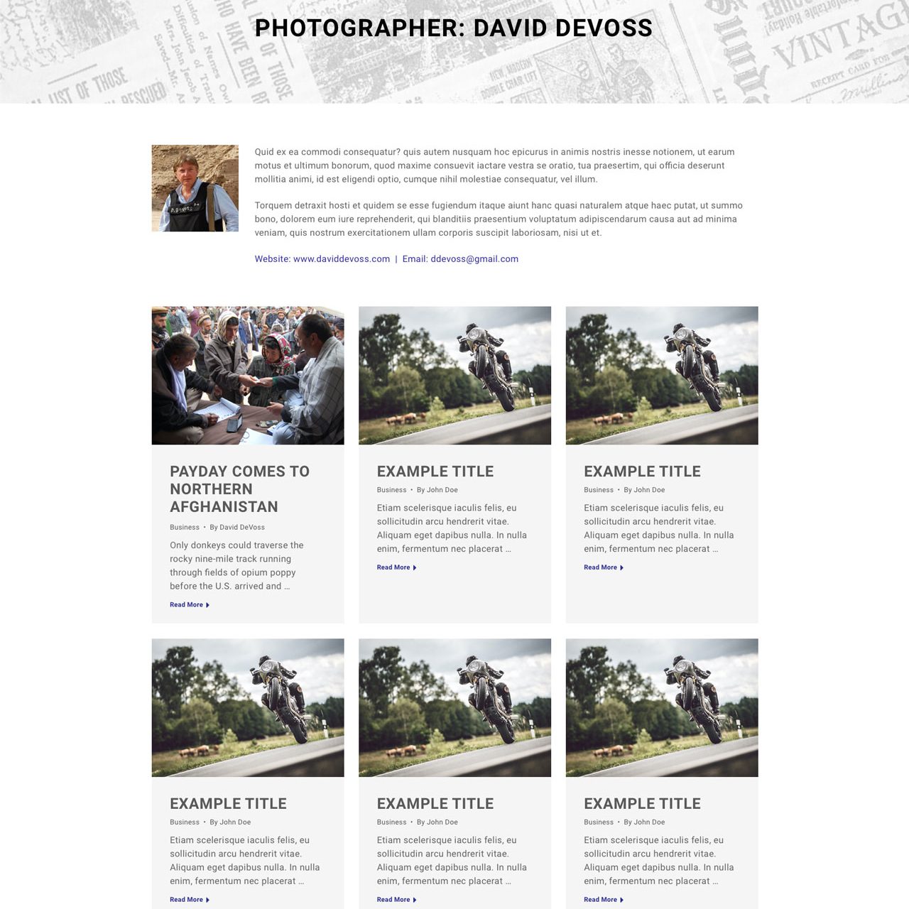 Joseph Bisharat - Projects - East West News Service - Contributors Example