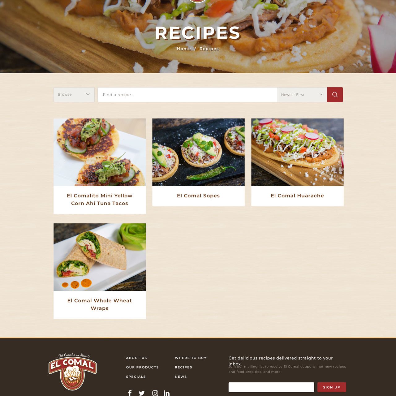 Joseph Bisharat - Projects - El Comal - Recipes