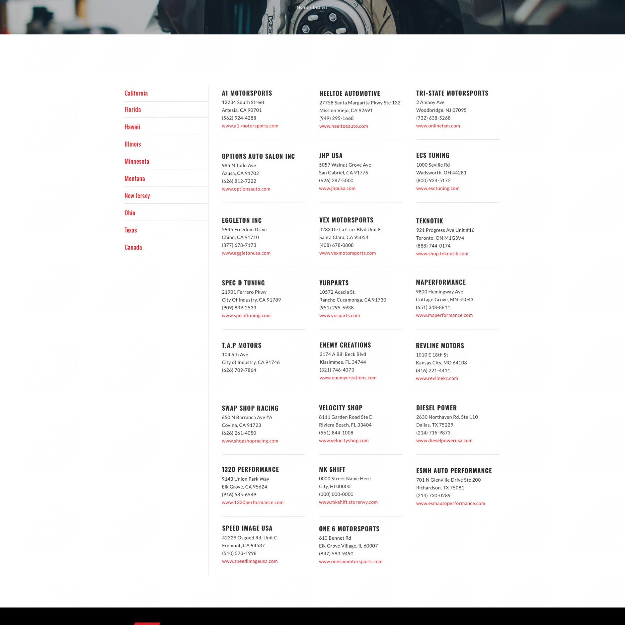 Joseph Bisharat - Projects - F2 Suspension - Dealers