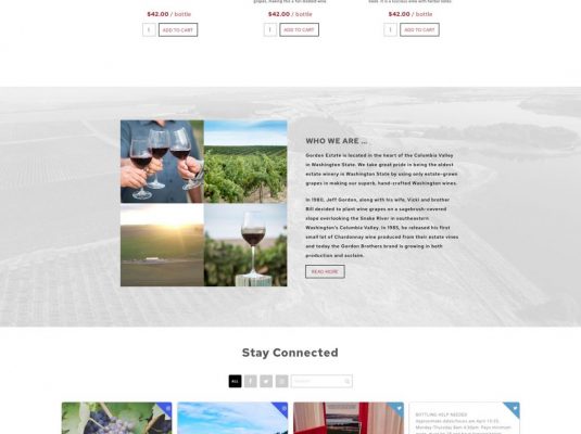 Joseph Bisharat - Projects - Gordon Wines - Home