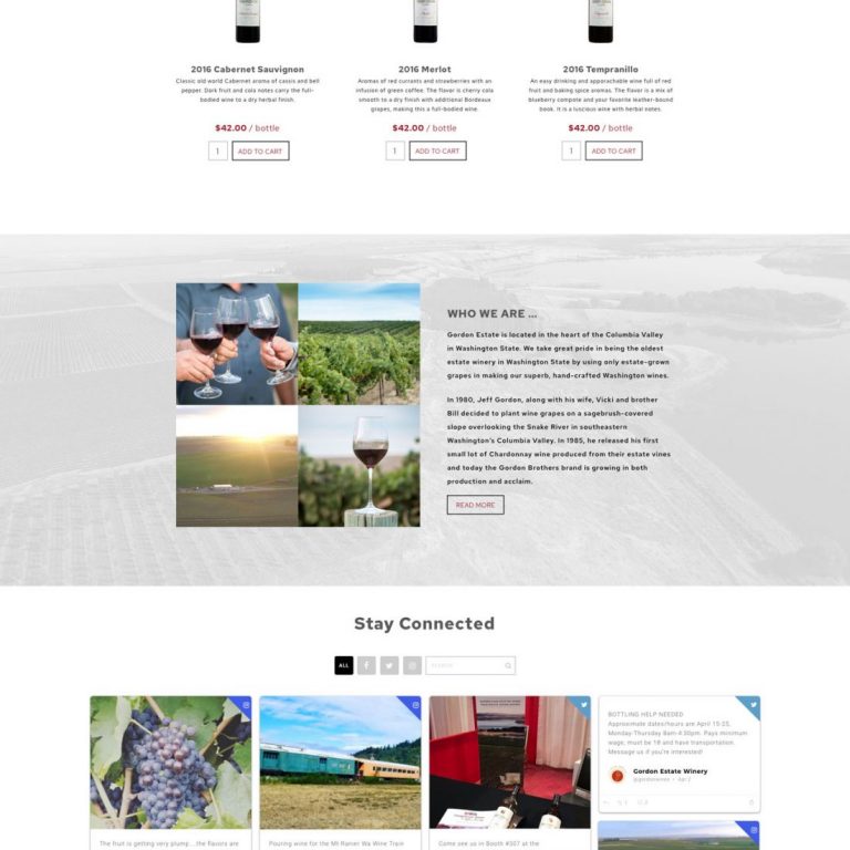 Joseph Bisharat - Projects - Gordon Wines - Home