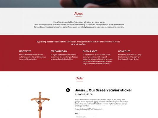 Joseph Bisharat - Projects - Jesus Our Screen Savior - Home