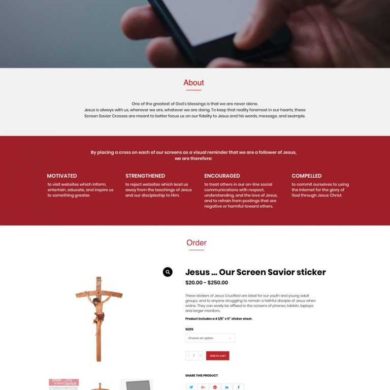 Joseph Bisharat - Projects - Jesus Our Screen Savior - Home