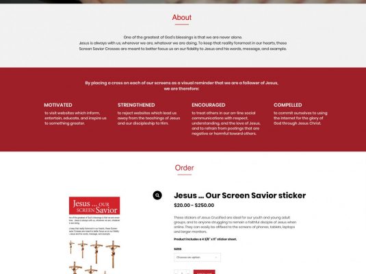 Joseph Bisharat - Projects - Jesus Our Screen Savior - Home