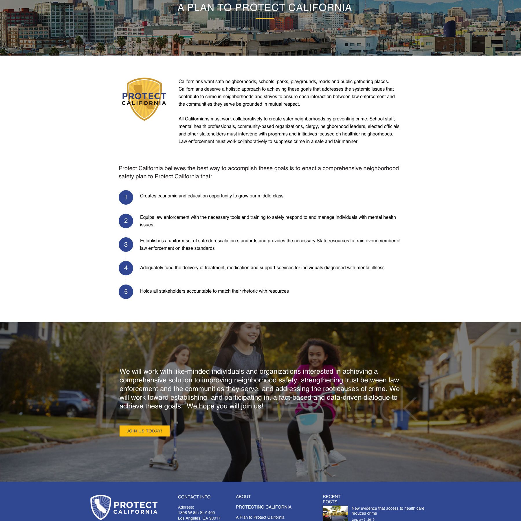 Joseph Bisharat - Projects - Protect CA - A Plan