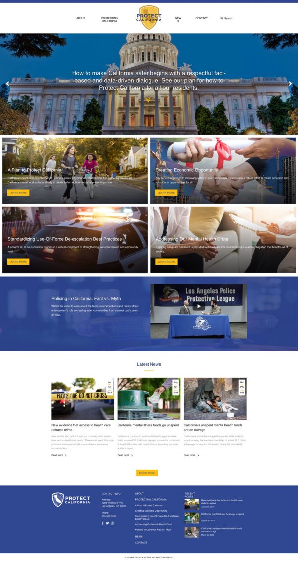 Joseph Bisharat - Projects - Protect CA - Home