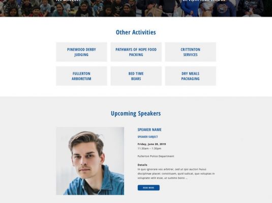 Joseph Bisharat - Projects - Rotary Fullerton Sunrise - Home