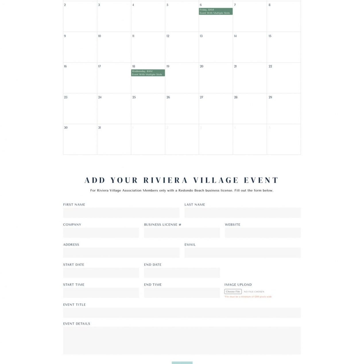 Joseph Bisharat - Projects - Riviera Village - Events