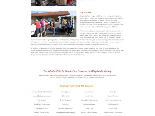 Joseph Bisharat - Projects - Shepherd's Pantry - About