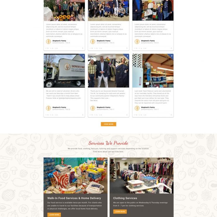 Joseph Bisharat - Projects - Shepherd's Pantry - Home