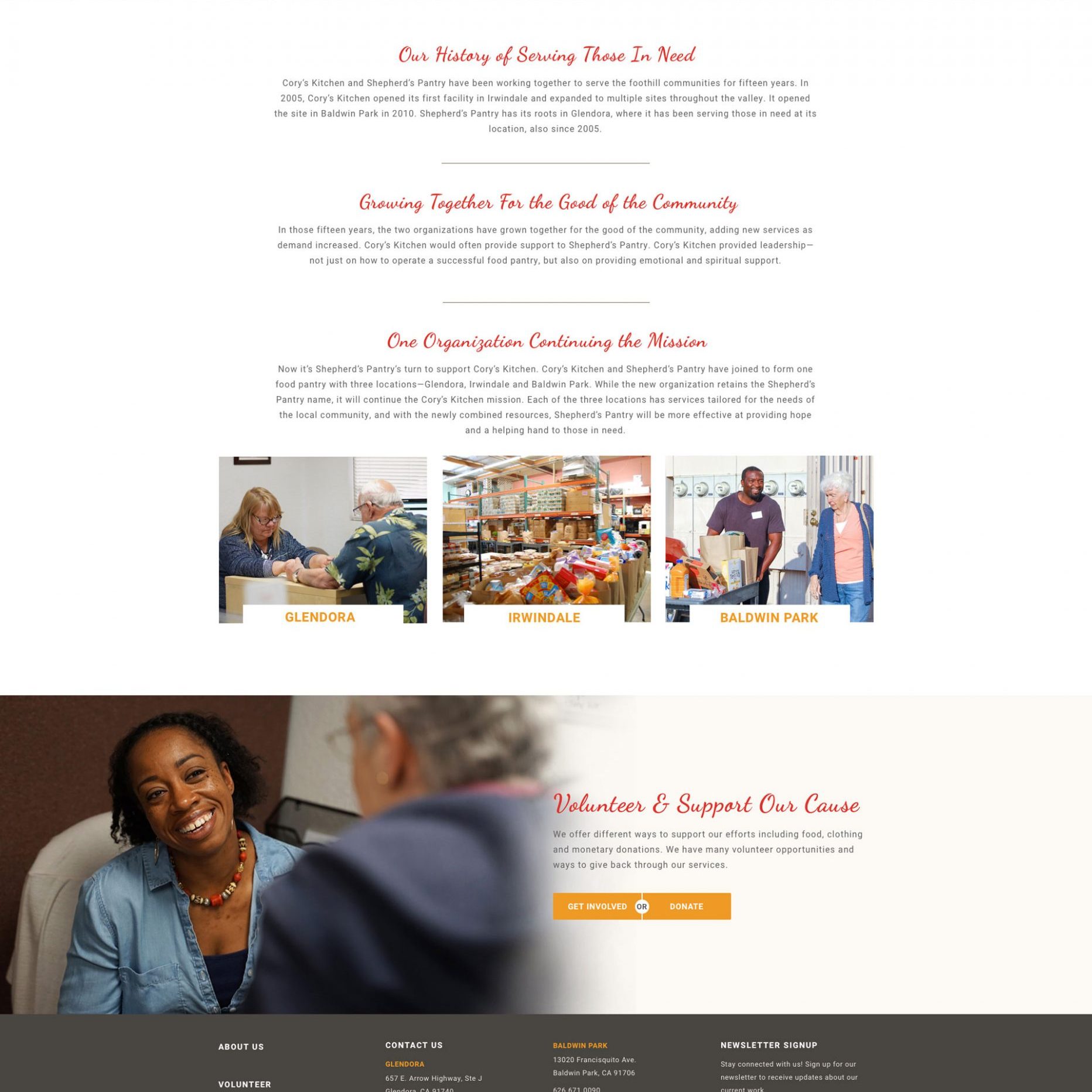 Joseph Bisharat - Projects - Shepherd's Pantry - Location Services