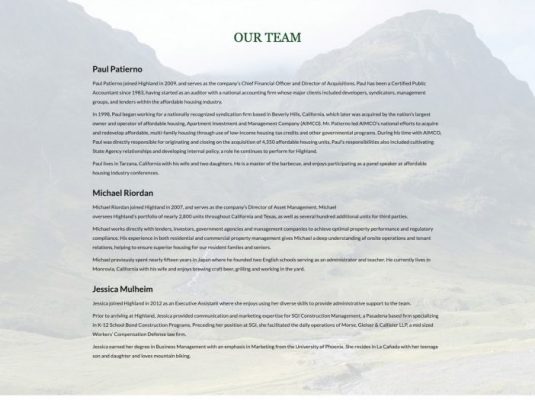 Joseph Bisharat - Projects - Highland Companies - Home