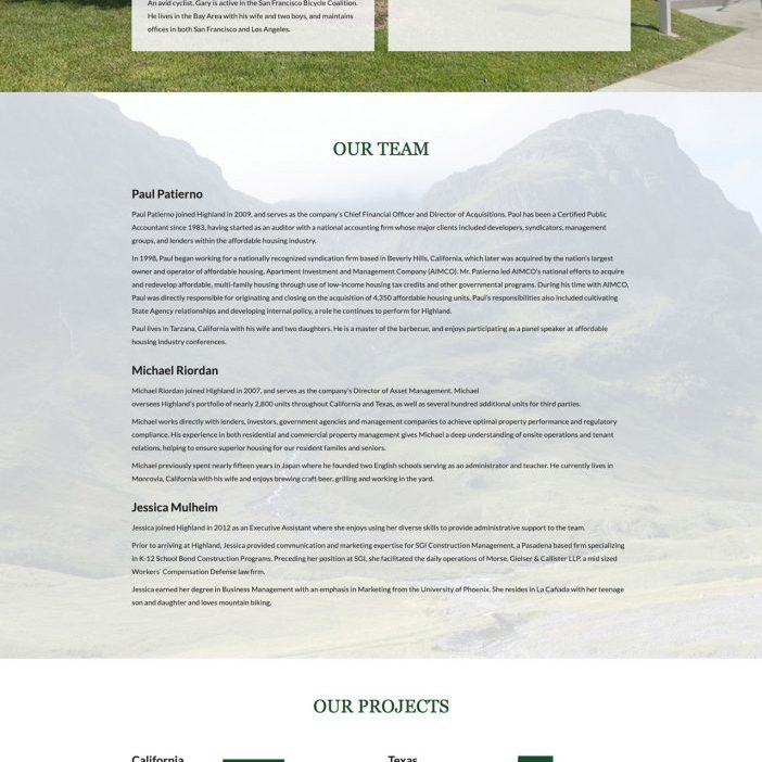 Joseph Bisharat - Projects - Highland Companies - Home