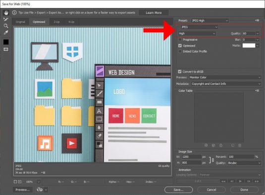 Joseph Bisharat - Blog - Save For Web In Photoshop 04