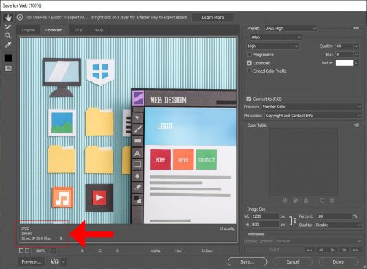 Joseph Bisharat - Blog - Save For Web In Photoshop 06