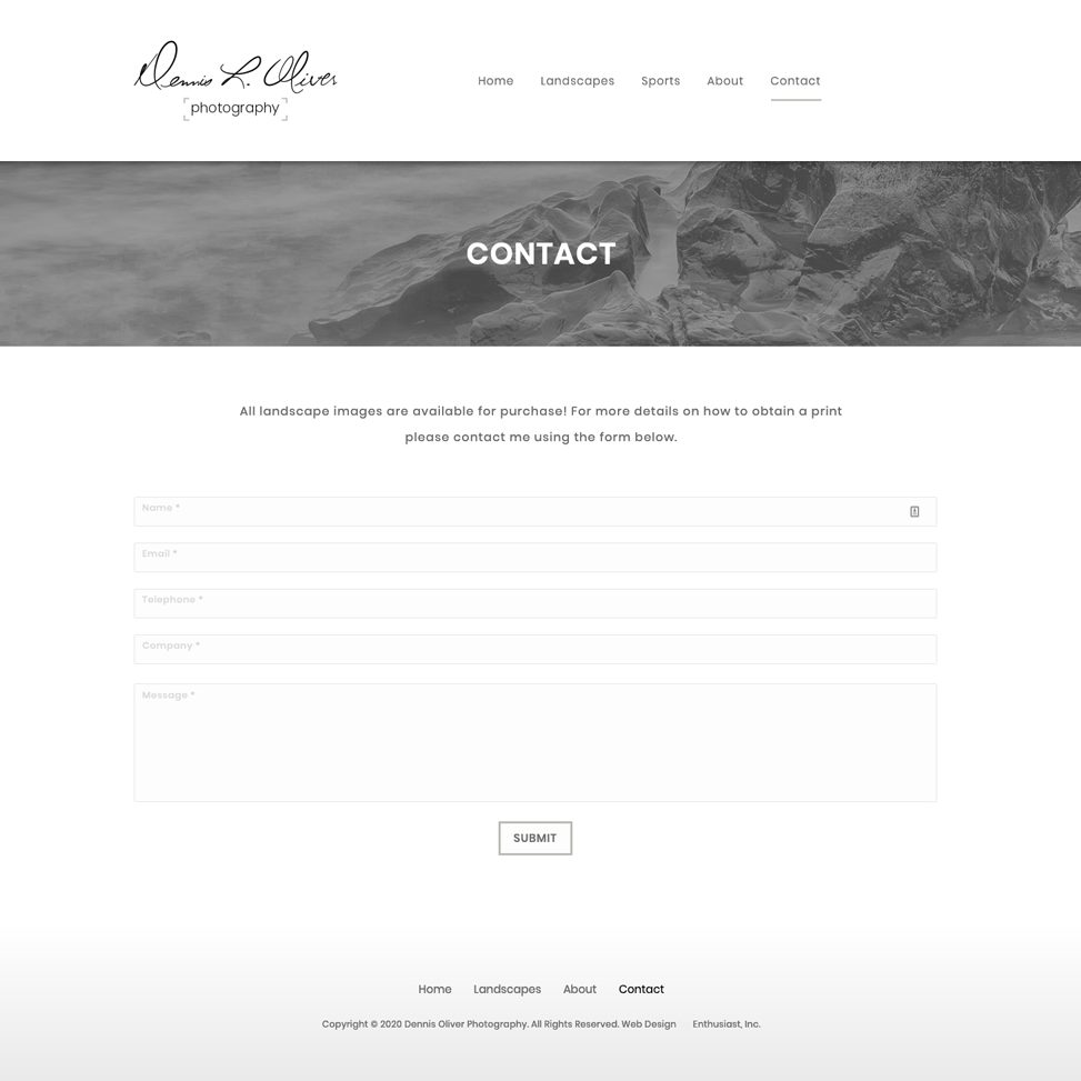 Joseph Bisharat - Projects - Dennis Oliver Photography - Coastal Scenes - Contact