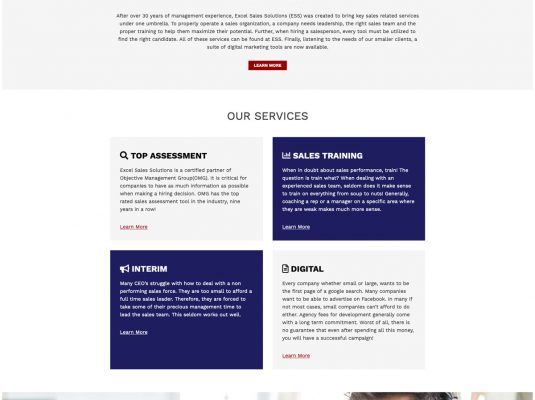 Joseph Bisharat - Projects - Excel Sales Solutions - Home