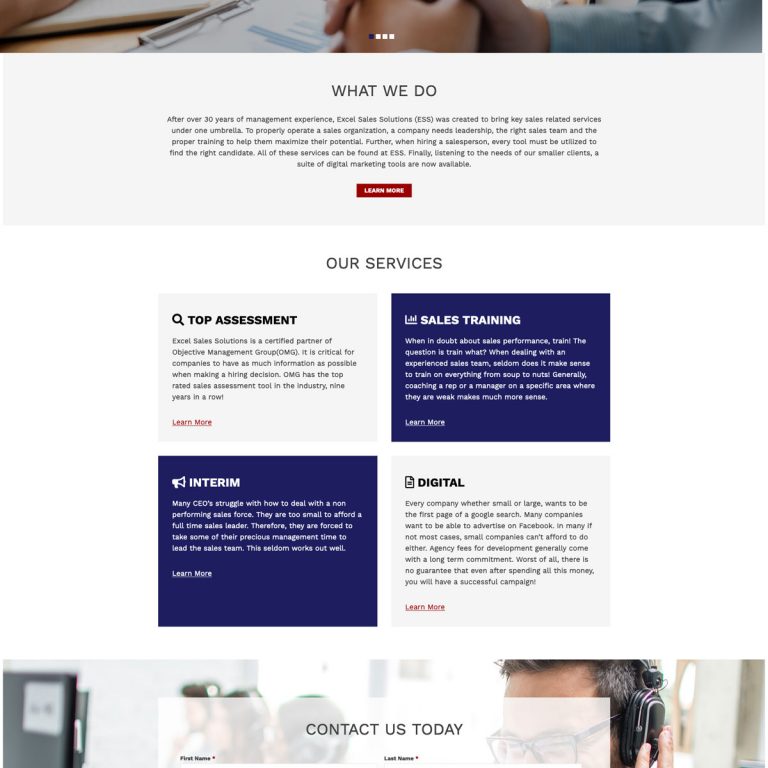 Joseph Bisharat - Projects - Excel Sales Solutions - Home