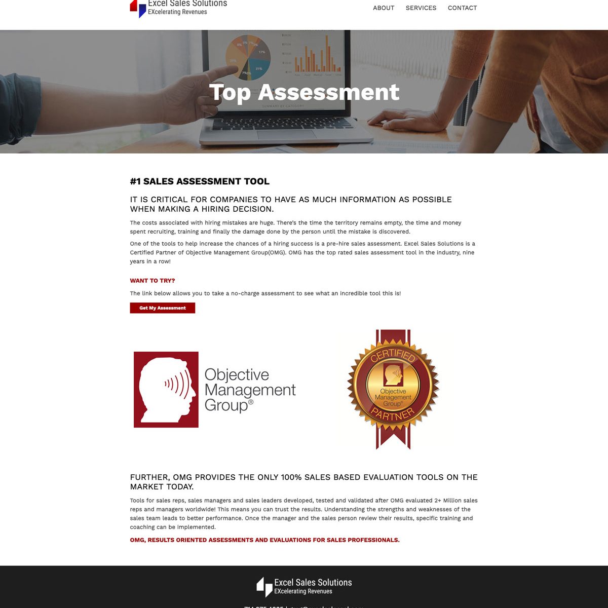 Joseph Bisharat - Projects - Excel Sales Solutions - Services - Top Assessment