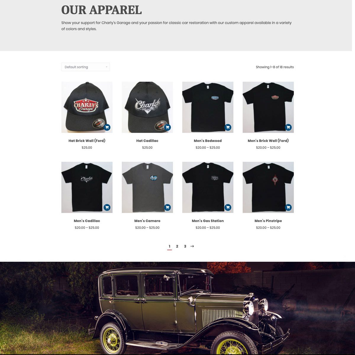 Joseph Bisharat - Projects - Charly's Garage - Apparel
