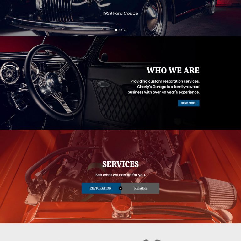 Joseph Bisharat - Projects - Charly's Garage - Home