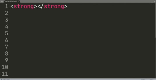 Joseph Bisharat - Blog - Five Cool Shortcuts In Sublime - Wrap Selection With Tag 02
