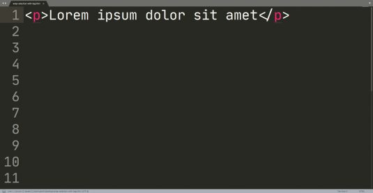 Joseph Bisharat - Blog - Five Cool Shortcuts In Sublime - Wrap Selection With Tag 04