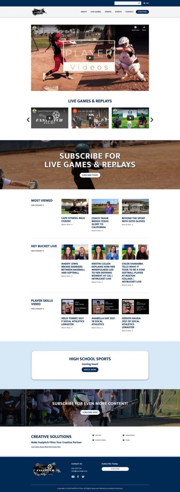 Joseph Bisharat - Projects - Fast Pitch Films - Home