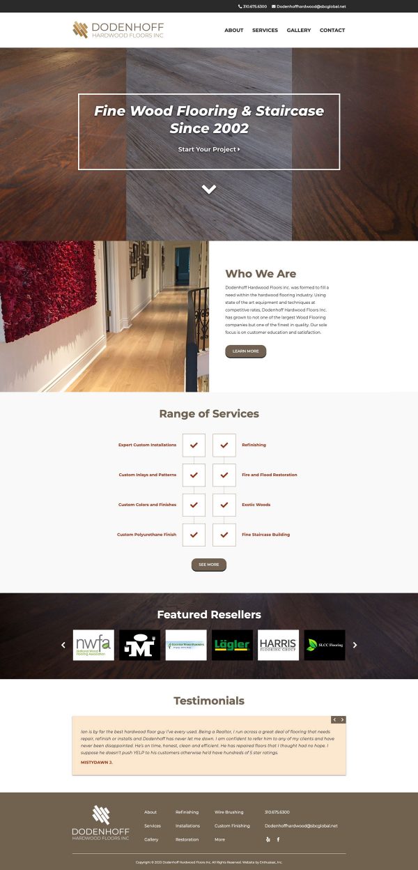 Joseph Bisharat - Project - Dodenhoff Hardwood Flooring - Home