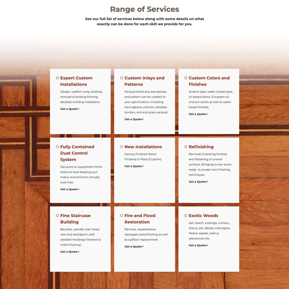 Joseph Bisharat - Project - Dodenhoff Hardwood Flooring - Services