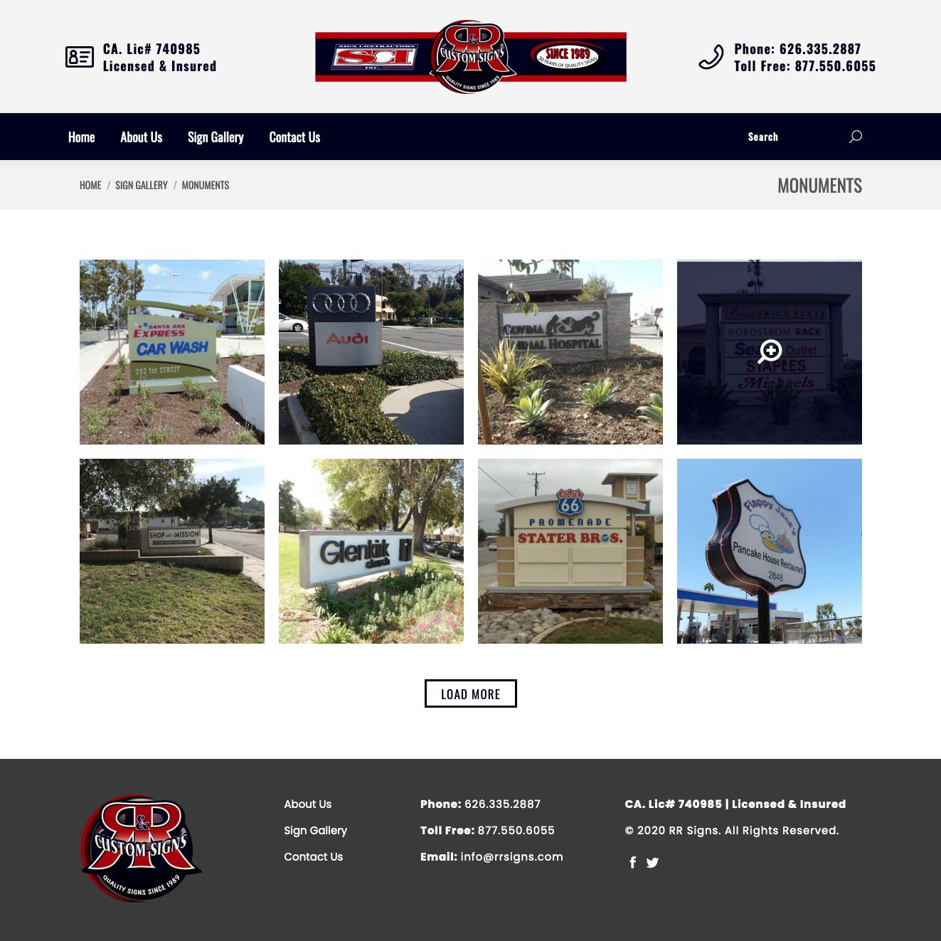 Joseph Bisharat - Project - RR Signs - Gallery Example