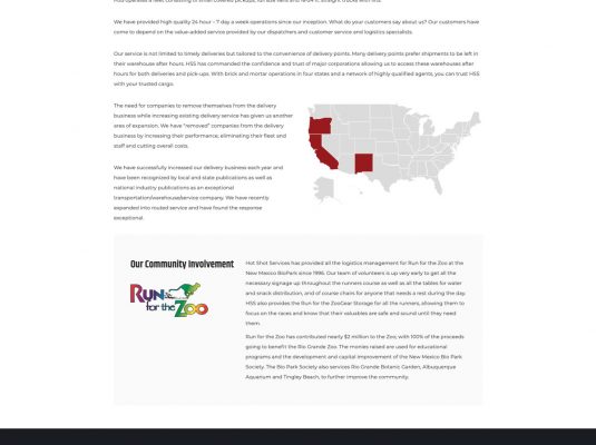 Joseph Bisharat - Project - Hot Shot Services - About