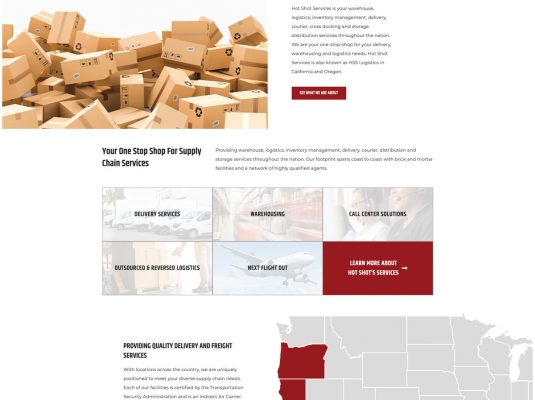 Joseph Bisharat - Project - Hot Shot Services - Home