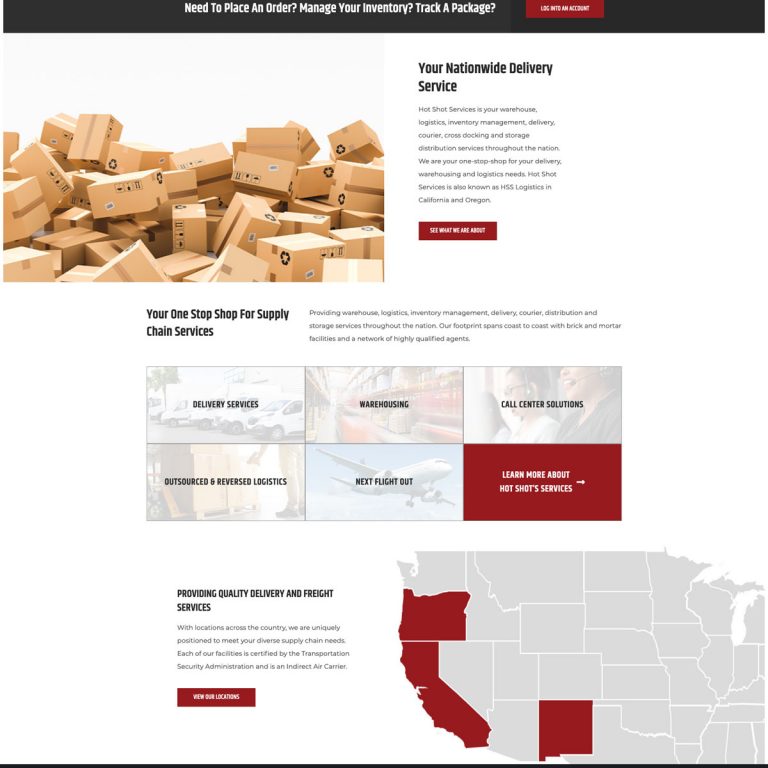 Joseph Bisharat - Project - Hot Shot Services - Home