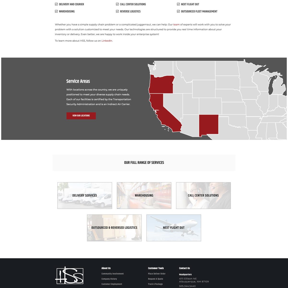 Joseph Bisharat - Project - Hot Shot Services - Services