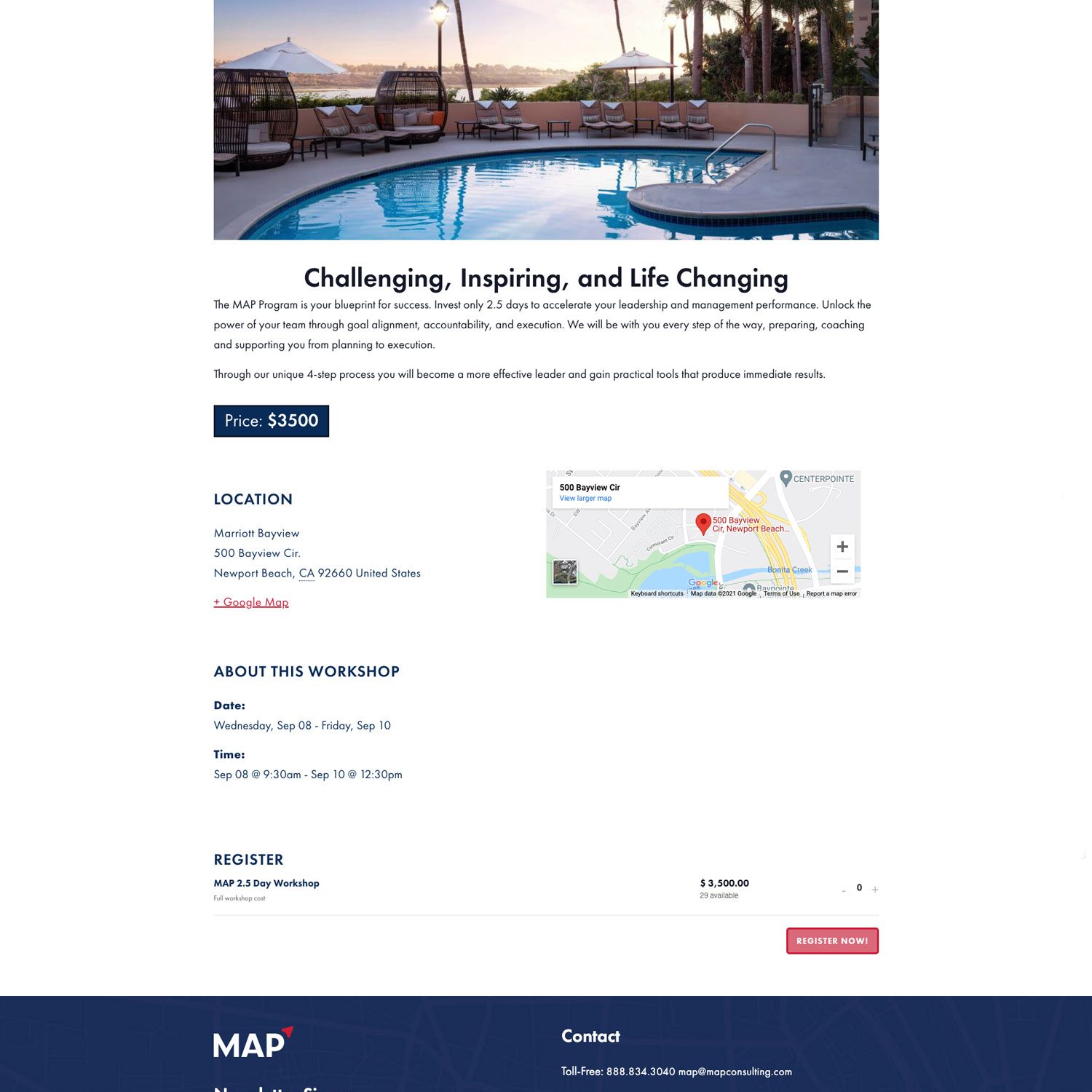 Joseph Bisharat - Project - MAP Consulting - Event Example