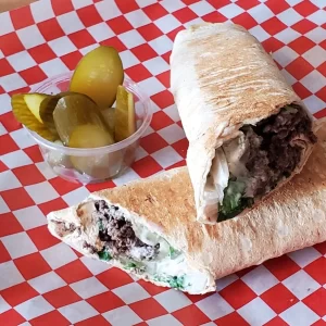 The Red Lounge Cafe - Sandwiches - Beef Shawarma Wrap