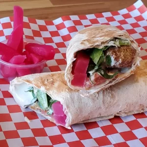 The Red Lounge Cafe - Sandwiches - Falafel Wrap