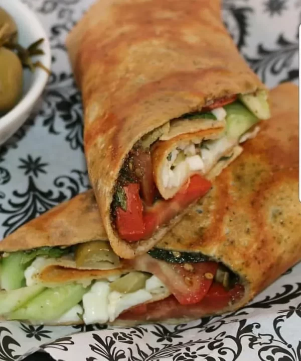 The Red Lounge Cafe - Savory Crepes - Sujuk Crepe