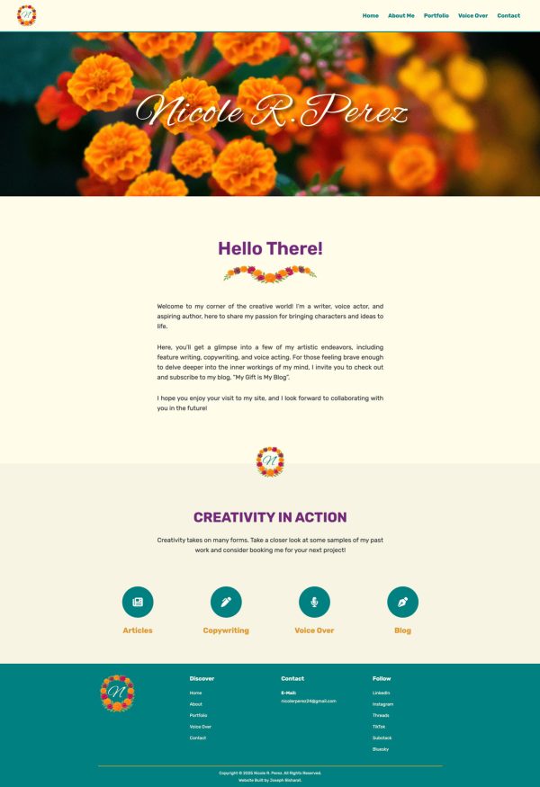 Joseph Bisharat - Projects - Nicole R. Perez - Home